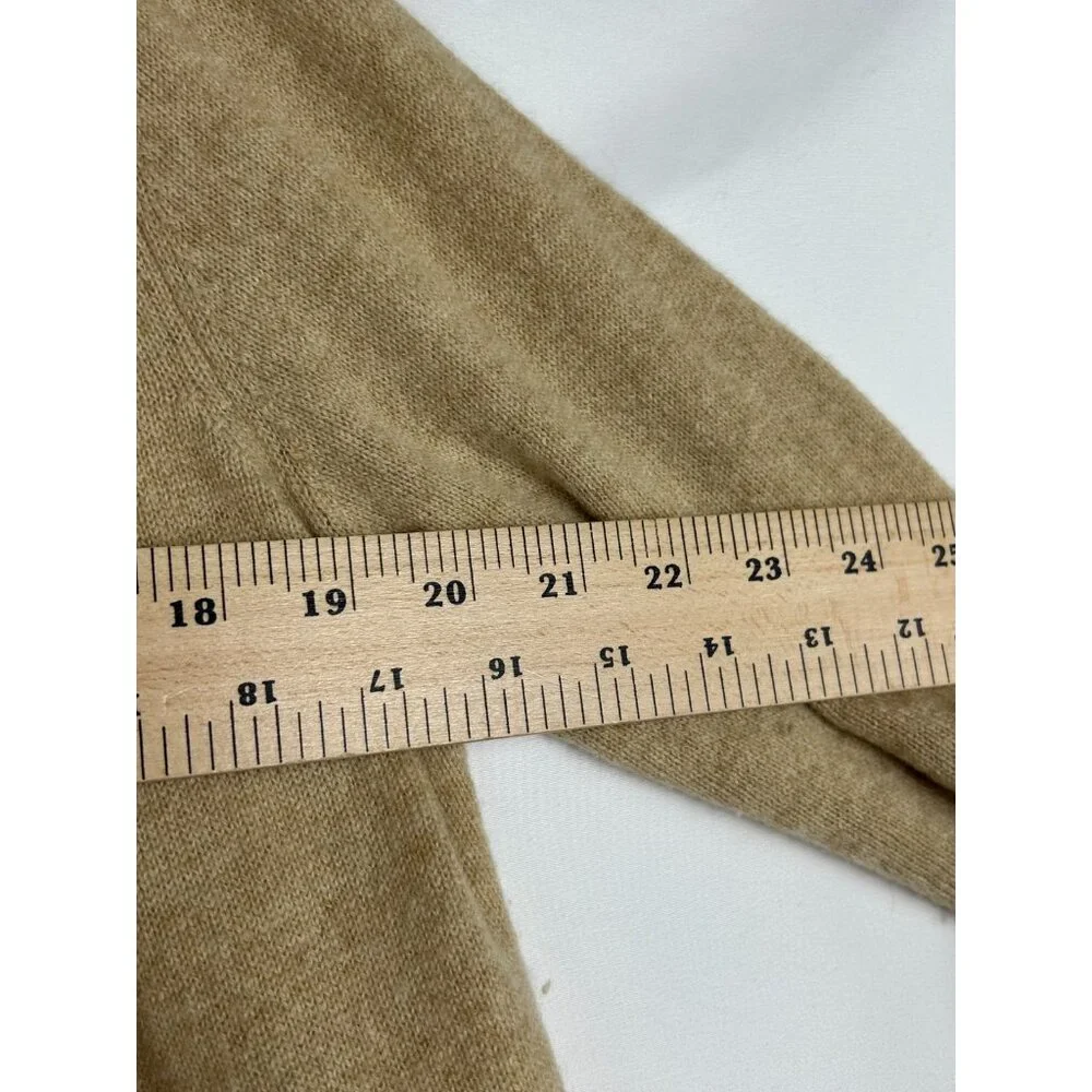 Lilly Pulitzer Cashmere Wrap Cardigan Sweater Jumper Womens Medium Beige - Picture 5 of 10
